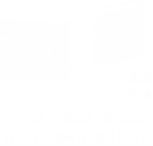 Al Zekra Group Logo White