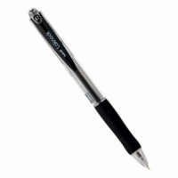 Uni Laknock B/Point Pen 0.7Mm Mi-Sn100F-Bk