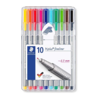 Staedtler Triplus Finliner 10Colour