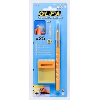 14176-olfa art cutter with 25 blades AK1