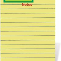 14747-Fantastick Stick Notes x46 Ruled FK-N406R