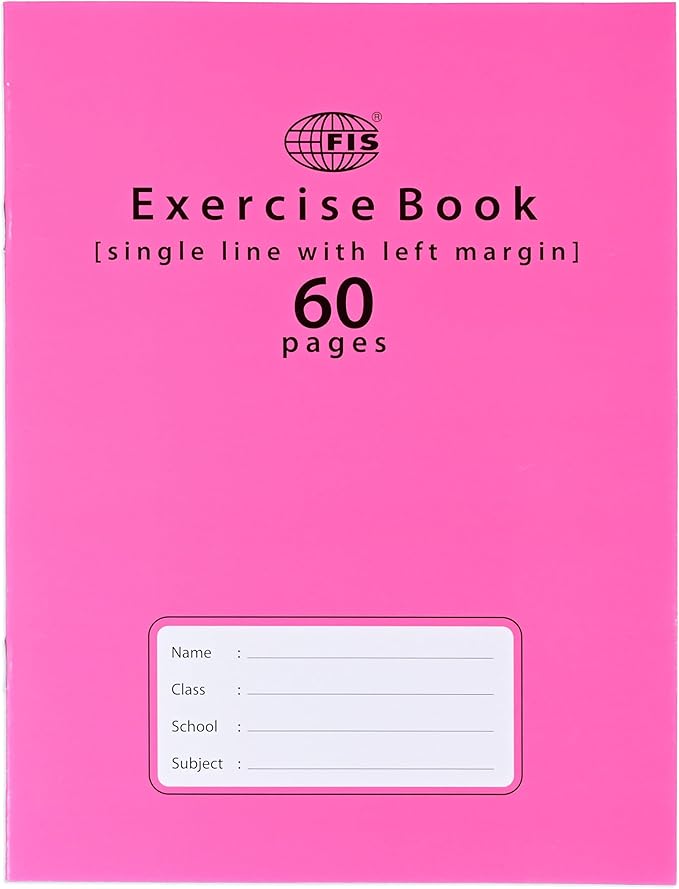 12261-FIS Exercise Book 100Page Single Line FSEBSLM60