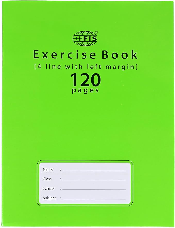 10972- Fis Exercise Book Single Line FSEBSLM120 Page