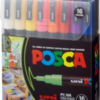 16977-HPG UNI Posca PC 3M-16Colors