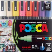 16978-HPG- UNI Posca 5M-16 Colors