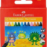 2172-Faber Castel-12 Wax Crayons-120052