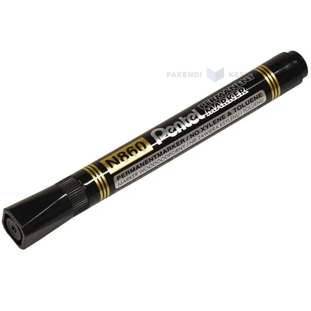 54-Pentel Permanent Marker-N66-Black