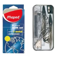 628-Maped 9-piece math set